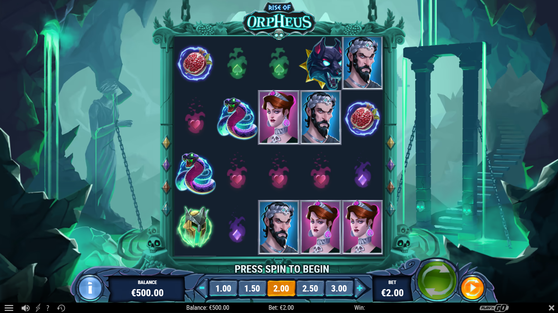 Rise of Orpheus Slot demo